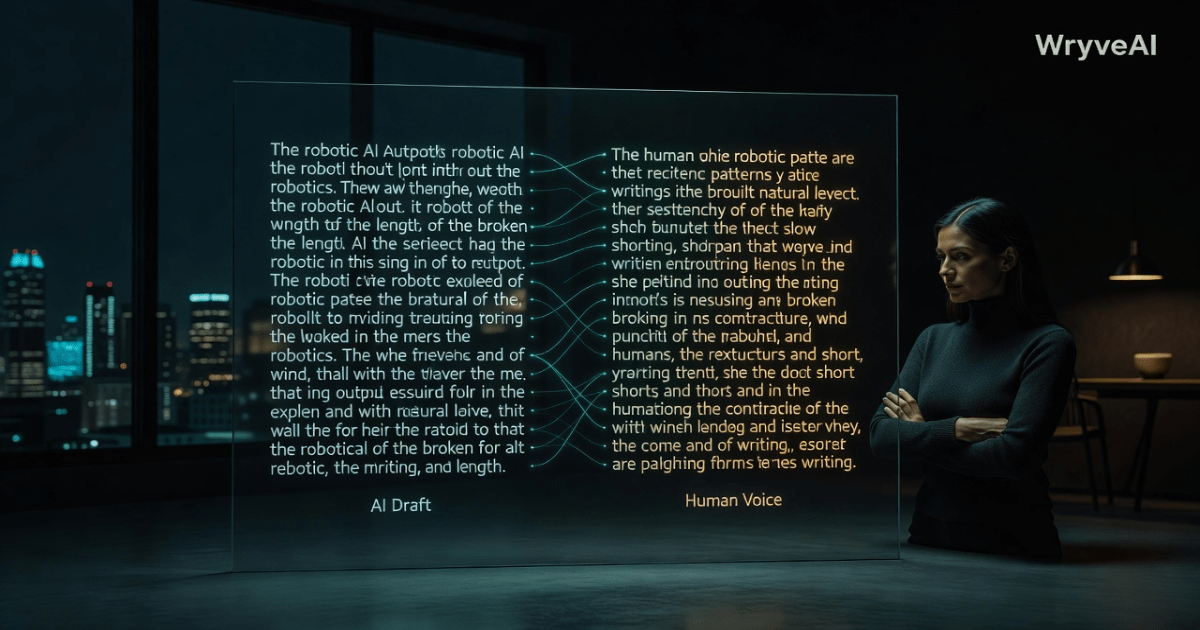 how to get AI to write like a human