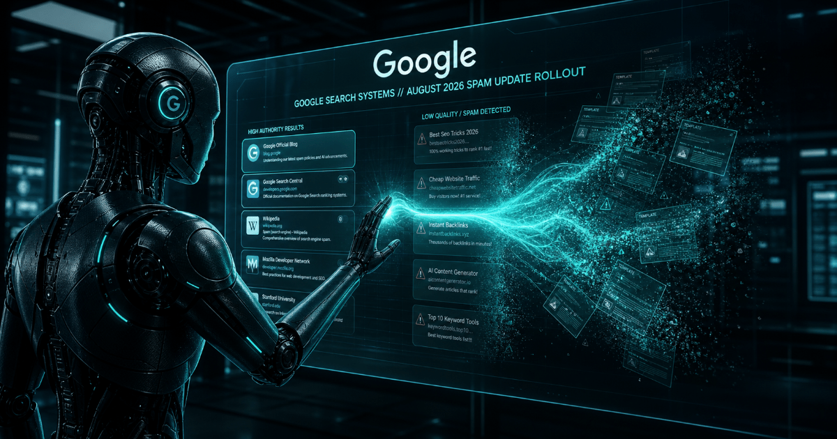 August 2026 Google Spam Update