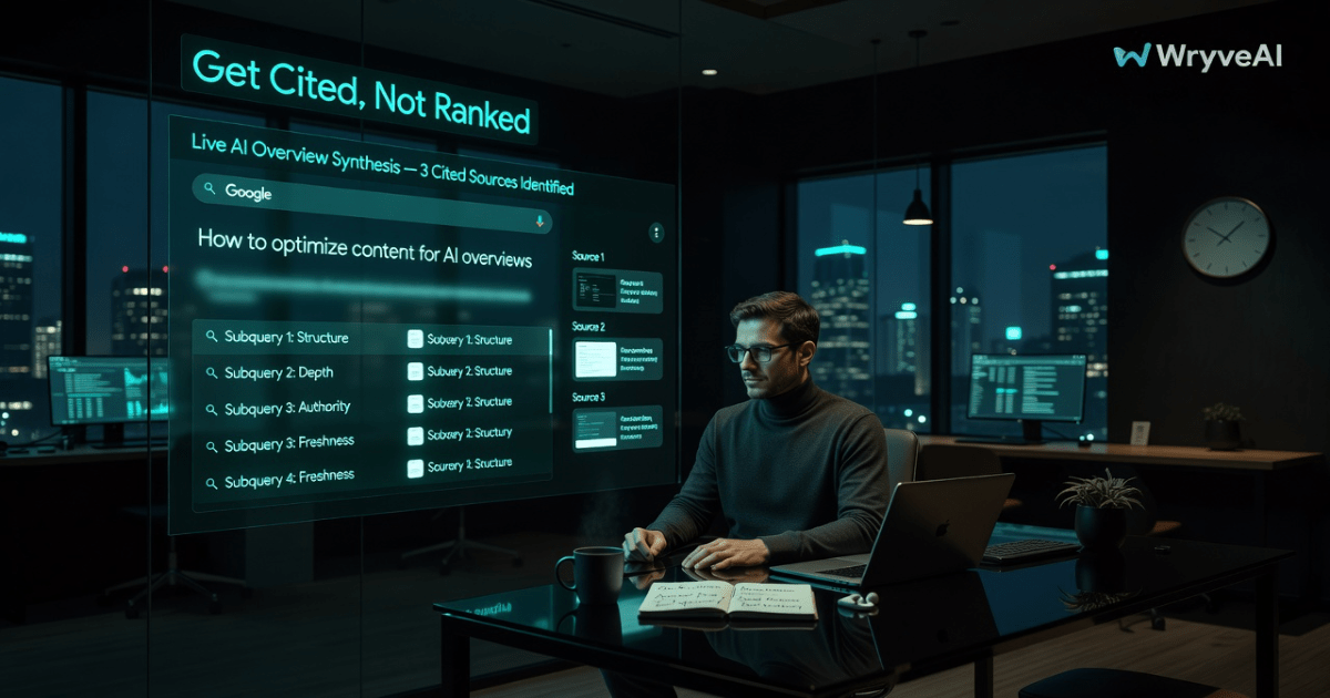 optimize content for Google AI Overviews